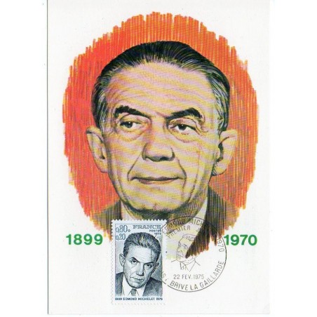 Carte P J du N° 1825