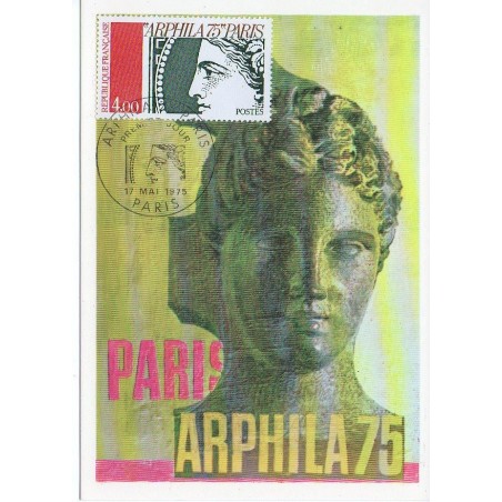 Carte P J du N° 1833