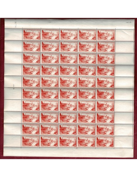 Feuille Complete du N° 0782 X50