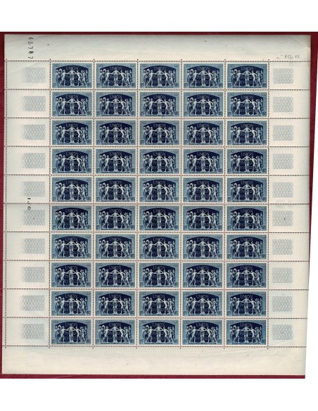 Feuille Complete du N° 0852 X50