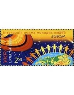 Timbre Poste Europa Ukraine N° 0717 N** philatelie foxtimbre