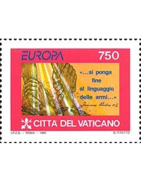 Timbre Poste Europa VATICAN N° 0998 N** philatelie foxtimbre