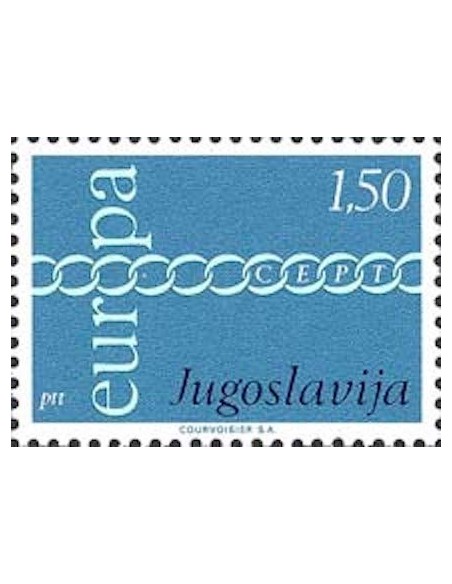 Timbre Poste Europa Yougoslavie N° 1301 N** philatelie foxtimbre