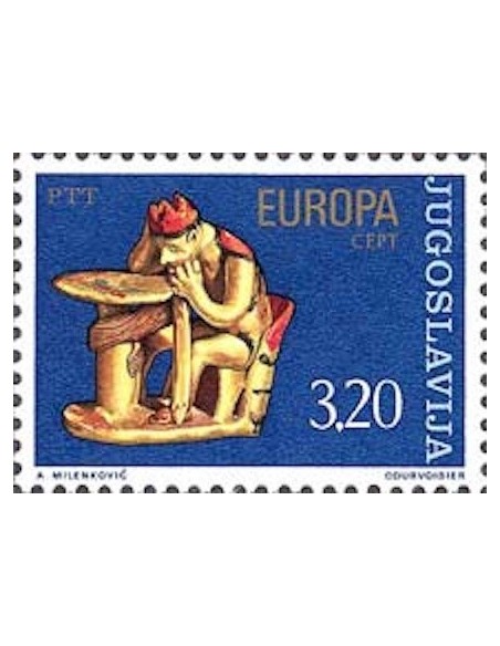 Timbre Poste Europa Yougoslavie N° 1524 N** philatelie foxtimbre