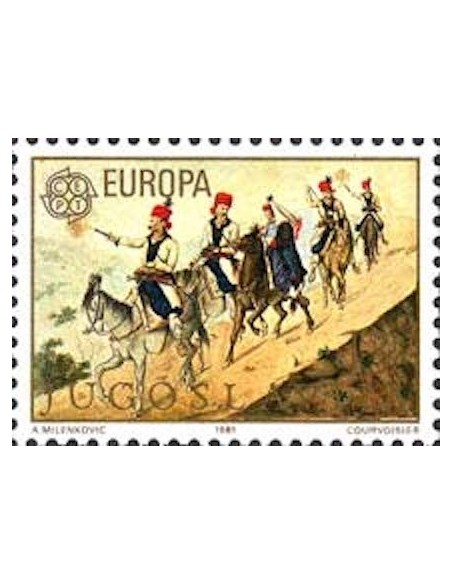 Timbre Poste Europa Yougoslavie N° 1770 N** philatelie foxtimbre