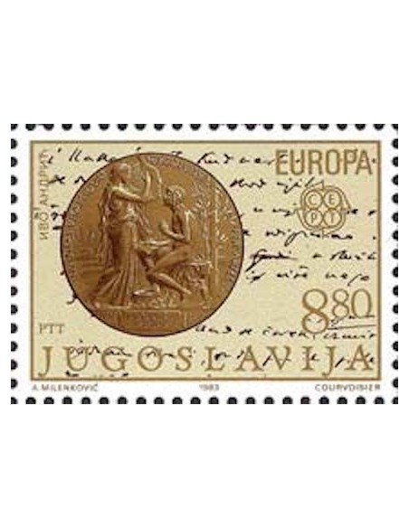 Timbre Poste Europa Yougoslavie N° 1867 N** philatelie foxtimbre