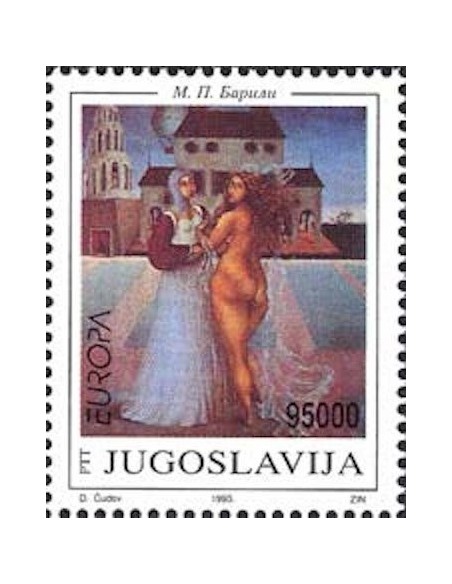 Timbre Poste Europa Yougoslavie N° 2462 N** philatelie foxtimbre