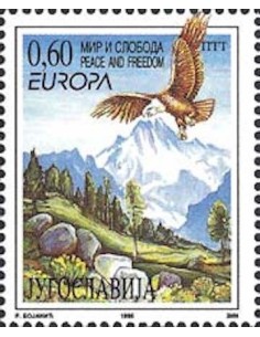 Timbre Poste Europa Yougoslavie N° 2572 N** philatelie foxtimbre