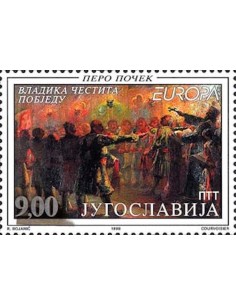 Timbre Poste Europa Yougoslavie N° 2715 N** philatelie foxtimbre