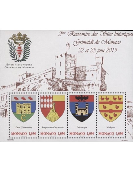 Monaco feuille du N° 2833