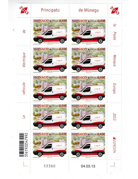 Monaco feuille du N° 2833