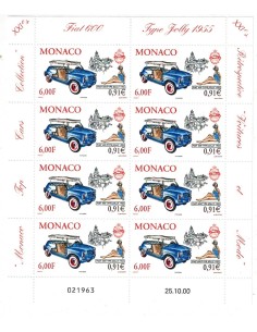 Monaco feuille du N° 2833