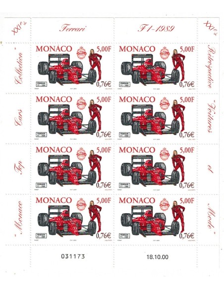 Monaco feuille du N° 2833