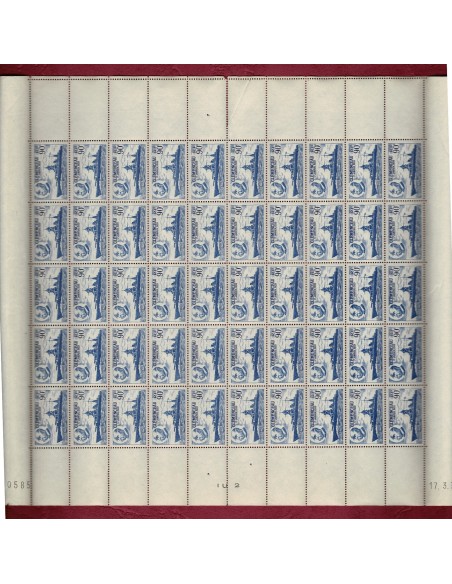 Feuille Complete du N° 0616 X25