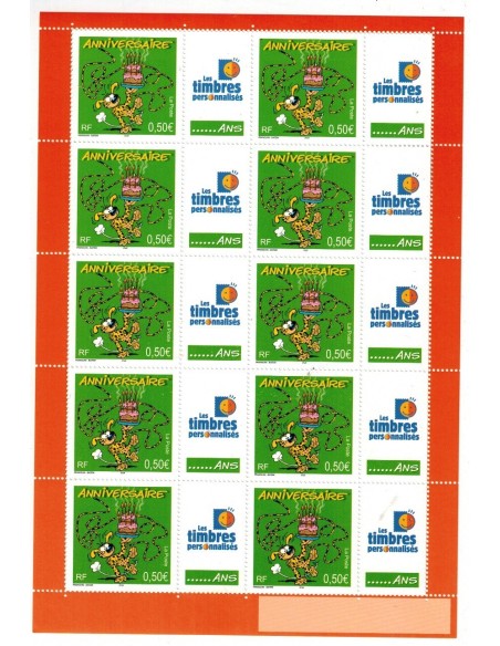 Feuille personnalisée N° 3569A1