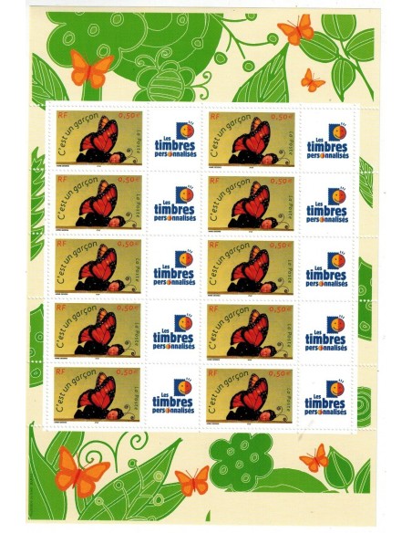 Feuille personnalisée N° 3635A1