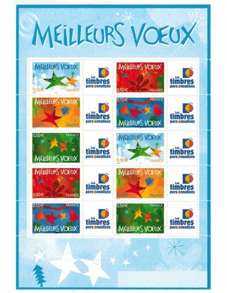 Feuille personnalisée N° 3722A1