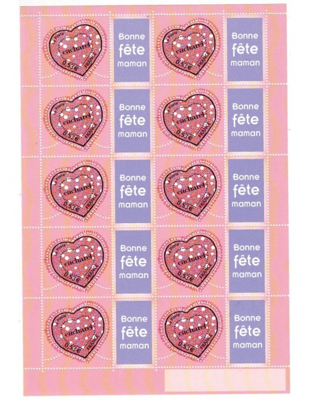 Feuille personnalisée N° 3747Ab