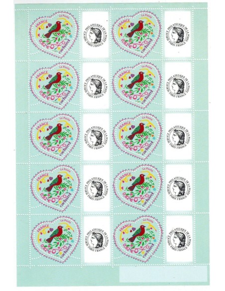 Feuille personnalisée N° 3748A2