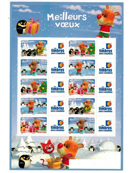 Feuille personnalisée N° 3986A1