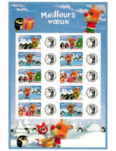 Feuille personnalisée N° 3986A2