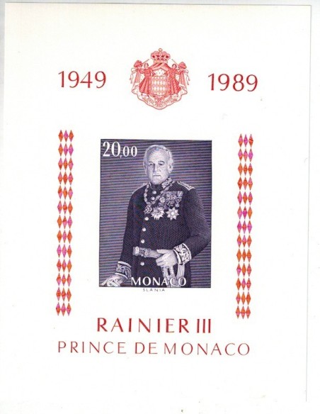 Monaco BF Neuf ** N° 0045a non dentelé