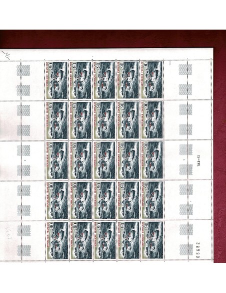 Feuille Complete du N° 1791 X25