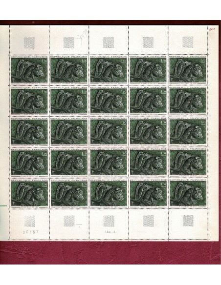 Feuille Complete du N° 1478 X25