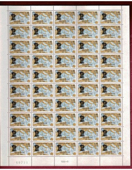 Feuille Complete du N° 2517 X50