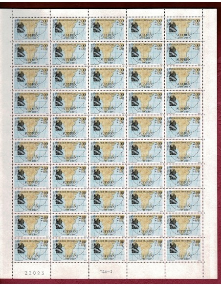 Feuille Complete du N° 2518 X50