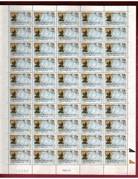 Feuille Complete du N° 2520 X50