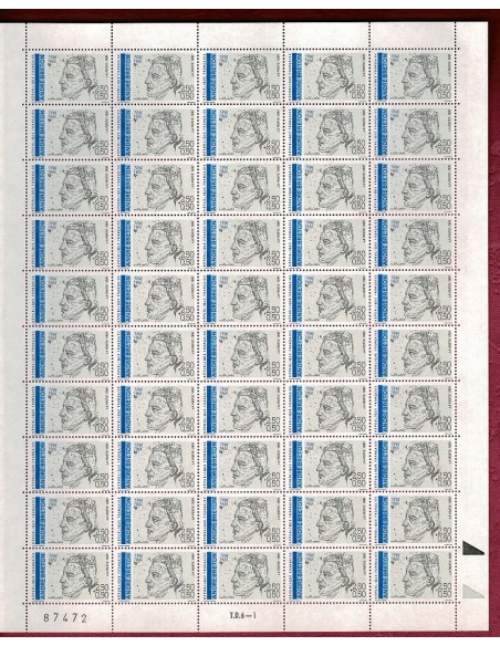 Feuille Complete du N° 2682 X50