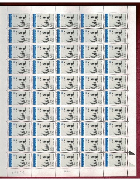 Feuille Complete du N° 2686 X50