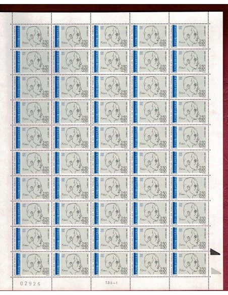 Feuille Complete du N° 2681 X50