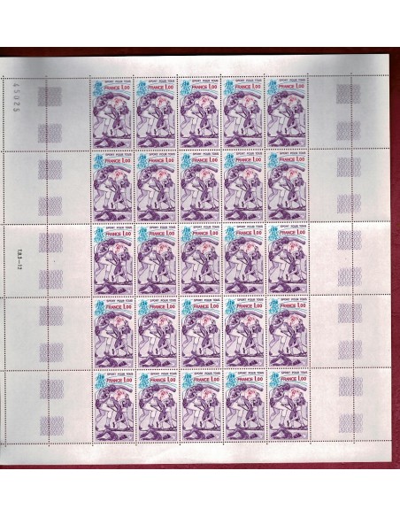 Feuille Complete du N° 2020 X25