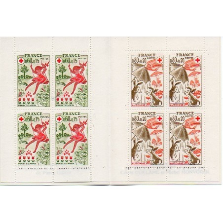 Carnet Croix rouge de 1975