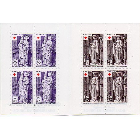 Carnet Croix rouge de 1976