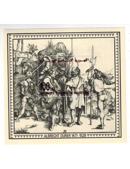 Timbre Poste Mauritanie N° BF 024 Neuf *philatélie foxtimbre