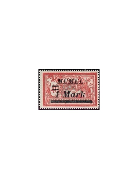 Timbre Poste Memel  N° 057 Obli philatélie foxtimbre