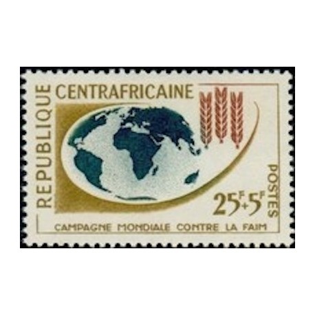 Centrafricaine N° 025 Neuf **