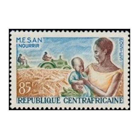 Centrafricaine N° 054 Neuf **