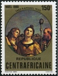 Centrafrcaine N° 424 Neuf **