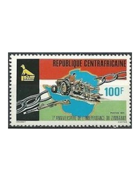 Centrafrcaine N° 454 Neuf **