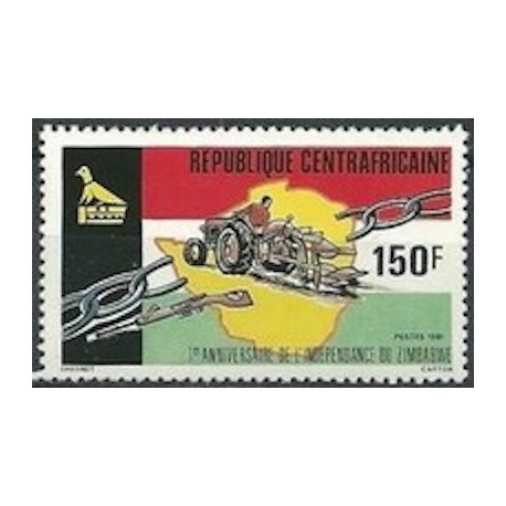 Centrafricaine N° 455 Neuf **