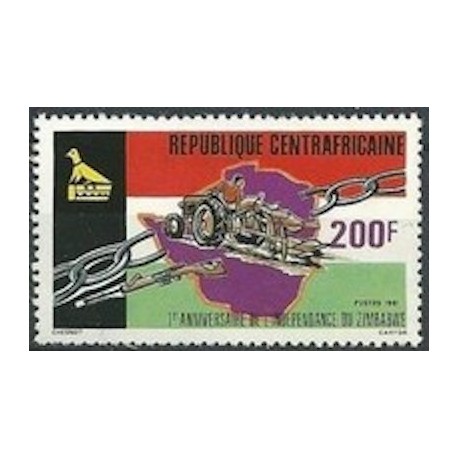 Centrafricaine N° 456 Neuf **