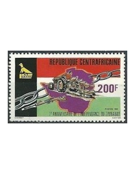 Centrafrcaine N° 456 Neuf **