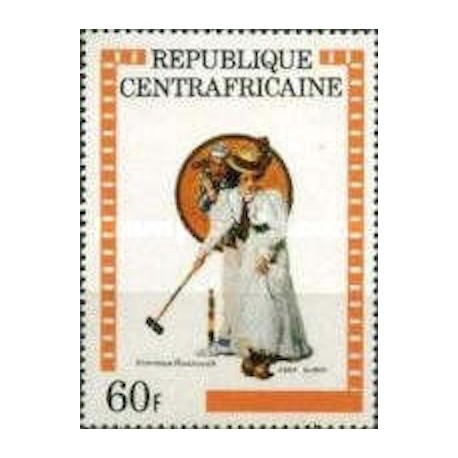 Centrafricaine N° 500 Neuf **