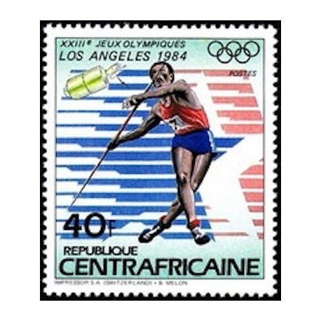 Centrafricaine N° 588 Neuf **