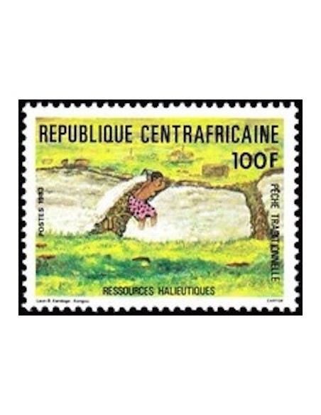 Centrafrcaine N° 596 Neuf **