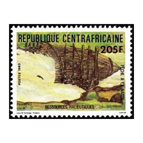 Centrafricaine N° 598 Neuf **